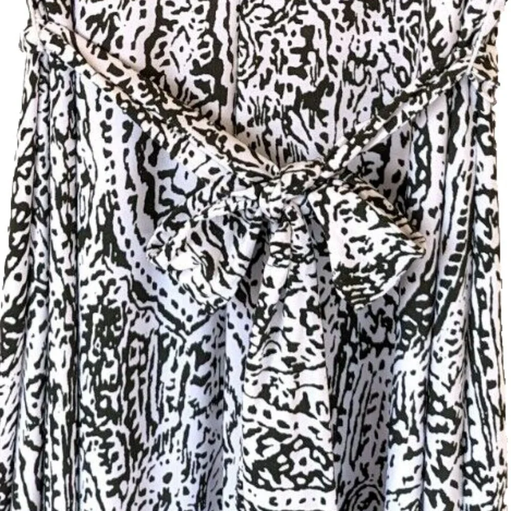 CHAUS New York Women's Long Dress Dinner Bohemia Cocktail Dress Green Be… - Picture 6 of 12